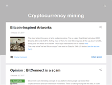 Tablet Screenshot of cryptocurrency-mining.net